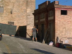 Lavori in corso ai bagni pubblici di Sant'Elpidio a Mare
