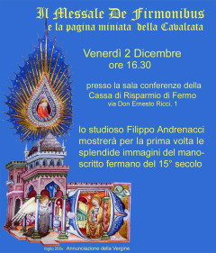 Messale De Firmonibus - incontro a Fermo