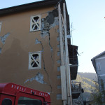 Crolli ed edifici lesionati nelle Marche dopo il terremoto di domenica 30 ottobre 2016