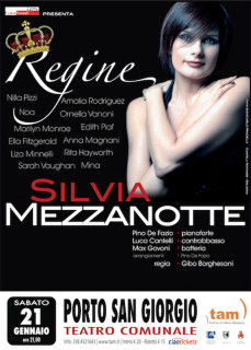 Silvia Mezzanotte in "Regine" - locandina