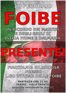 Giorno del Ricordo 2017 a Fermo - locandina