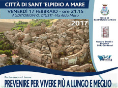 Prevenire per vivere più a lungo e meglio - incontro a Sant'Elpidio a Mare