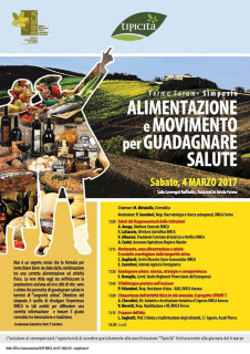 A Fermo il simposio "Alimentazione e movimento per Guadagnare Salute" - locandina