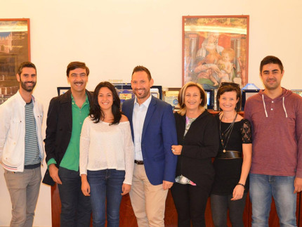 Associazione La Grù con il sindaco di Sant'Elpidio a Mare Terrenzi
