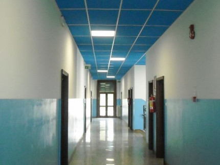 Interno della scuola Don Dino Mancini di Fermo