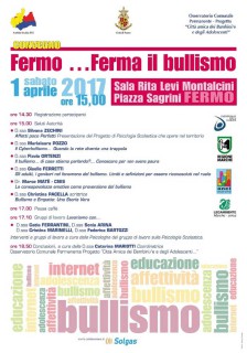 A Fermo un convegno sul bullismo - locandina