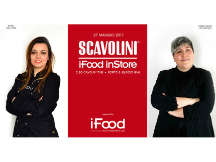 Sara Salvoni e Annalaura Levantesi: show cooking allo Scavolini Store di Porto Sant'Elpidio