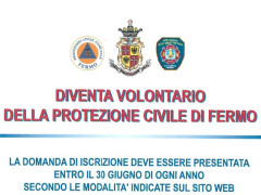 Protezione Civile Fermo - iscrizioni Volontari 2017