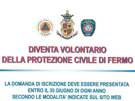 Protezione Civile Fermo - iscrizioni Volontari 2017