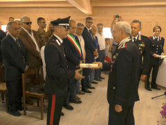 Carimonia per i Carabinieri Forestali a Castelsantangelo sul Nera