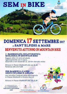 SEM in bike - locandina