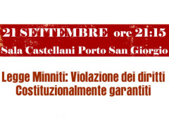 "Legge Minniti: violazione dei diritti costituzionalmente garantiti" - incontro a Porto San Giorgio