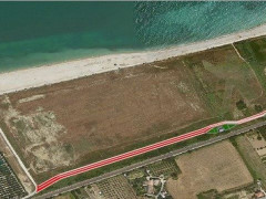 La nuova strada che verrà realizzata a Marina Palmense di Fermo