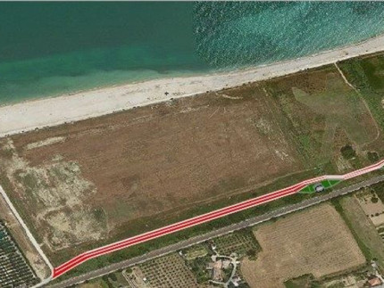 La nuova strada che verrà realizzata a Marina Palmense di Fermo