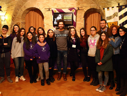 Simone Riccioni alla Nobile Contrada Fiorenza di Fermo