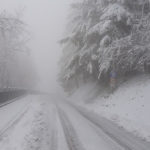 Neve sulle strade di Montelparo