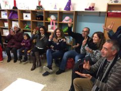 Delegazione iberica in visita alla scuola di Cascinare di Sant'Elpidio a Mare