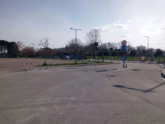 Area di sosta interdetta a camper nella zona nord della costa di Fermo