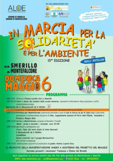 Marcia per la solidarietà e per l'ambiente 2018 - locandina