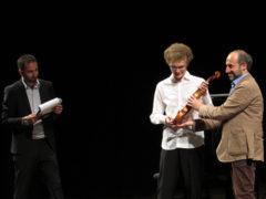 Dmytro Udovichenko premiato come vincitore del Concorso Violinistico Internazionale Postacchini 2018
