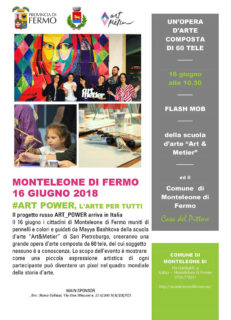 Artpower a Monteleone di Fermo - locandina