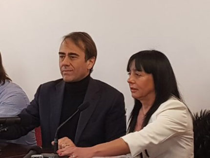 Andrea Cangini e Jessica Marcozzi