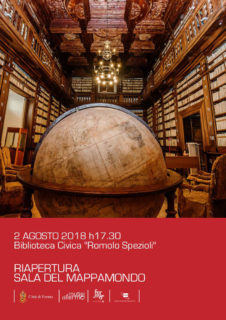 Riapre il 2 agosto 2018 la Sala del Mappamondo a Fermo