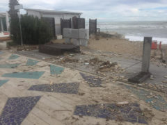Vento e mareggiate: danni a Porto Sant'Elpidio