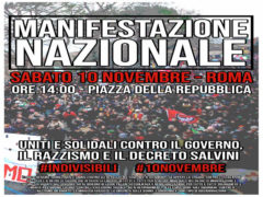 Manifestazione antigoverno a Roma