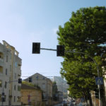 Semaforo su viale Trento a Fermo