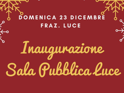 Inaugurazione sala pubblica quartiere Luce di Sant'Elpidio a Mare