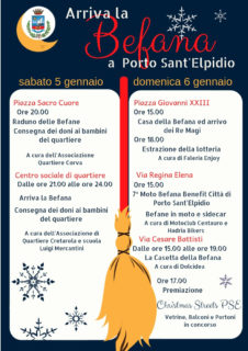 Arriva la Befana a Porto Sant'Elpidio - locandina