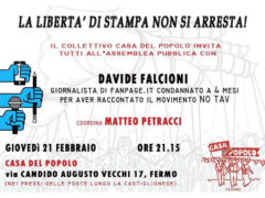 Assemblea a Fermo con Davide Falcioni, giornalista di Fanpage.it