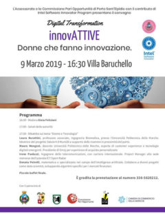 Convegno a Porto Sant'Elpidio: Donne che fanno innovazione - locandina