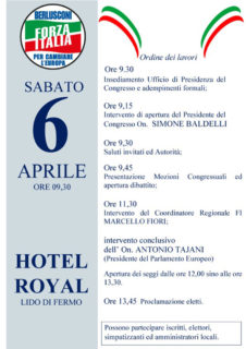 Congresso provinciale Forza Italia Fermo