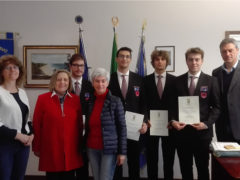 Ricevuti in Provincia dalla Presidente Canigola gli studenti dell’ITT Montani di Fermo vincitori alla BYSCC di Pechino