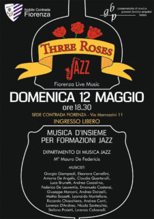 Three Roses Jazz - concerto a Fermo - locandina