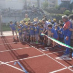 Taglio del nastro alla pista di atletica di via Leti a Fermo