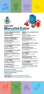 Mercatini estivi 2019 Porto Sant'Elpidio - locandina
