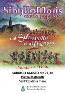 Sibylla Moris - canti popolari a Sant'Elpidio a Mare - locandina