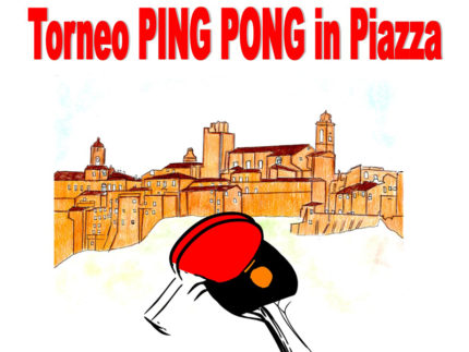 Torneo ping pong in piazza a Sant'Elpidio a Mare