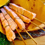 Arrosticini di salmone