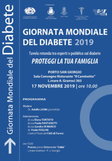 Giornata Mondiale del Diabete 2019 - Incontro a Porto San Giorgio