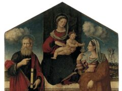 “Madonna in trono con Bambino e i santi Giovanni Evangelista e Maria Maddalena”