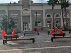 Installazioni per San Valentino a Porto Sant'Elpidio