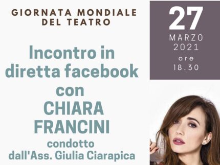 Incontro con Chiara Francini