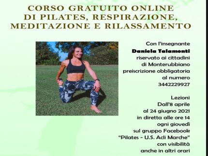 Corso di attività fisica in programma a Monterubbiano