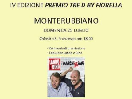 Premio "Tre D by Fiorella" a Monterubbiano