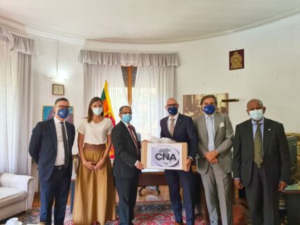 Mascherine donate allo Sri Lanka