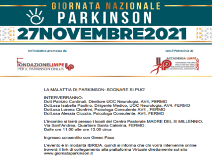 Incontro sul Parkinson all'ospedale Murri di Fermo